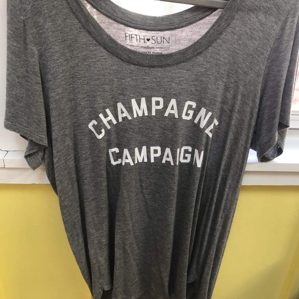 Fifth sun super soft gray T-shirt